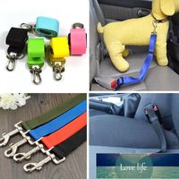 Wholesale Pet Dog Cat Car Seat Belt For Accessories Goods Animals Adjustable Harness Lead Leash Small Medium Travel Clip French Bulldog