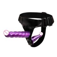 Wholesale NXY Dildos Lesbian Strapon Harness Double Dildo Soft Silicone Strap on Cock Realistic Penis Adult Sex Toys for Woman Products Shop