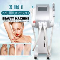 Wholesale 2021 IPL Permanent diode hair removal machine ND YAG laser Tattoo freckle removal Elight Skin rejuvenation equipment DHL free shipment