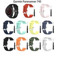 Wholesale Bracelet For Garmin Forerunner Watch Band Strap Forerunner745 Silicone Soft Wristband Accessories Bands