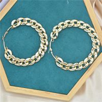 Wholesale Hoop Huggie Fashion Gold Color Metal Drop Earrings Alloy Simple Knot Twist For Women Statement Jewelry
