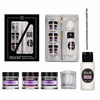 Wholesale Nail Art Kits Acrylic Powder And Liquid Set Dipping Carving Crystal Extension ML Explosive Pearlescent Gel