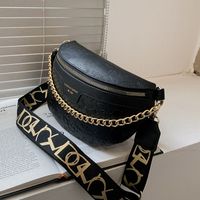 Wholesale Luxury Chain Fanny Packs Women Leather Waist Bag Brand Shoulder Crossbody Chest Bags Fashion Waist Belt Bags Girl Phone Pack New