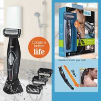 Wholesale Professional electric shaver hair trimmer body groomeing face shaving machine electric razor beard trimer for men body back kit P0817