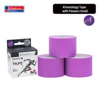 Wholesale kindmax flower scent kinesiology lavender medical elastic sports tape for muscle knee support strain injury pain relief