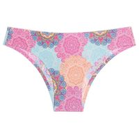 Wholesale Women Low Rise Seamless Thong Underwear Floral No Show Panties Stretch Briefs Women s