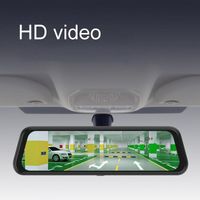 Wholesale Inch P V Car DVR Driving Recorder Rearview Mirror Dash Camera Dual Lens Universal Accessories Interior DVRs