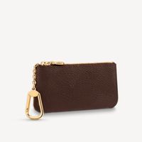 Wholesale Original designers Key Wallets Women Metal Keychain Leather keybag Mini Coin Purse Fashion Man with box Dust Bag