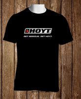 Wholesale Men s T Shirts Men T Shirt Fashion Hoyt Archery Man Tops Black Size S XL T shirt Novelty Tshirt Women