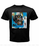 Wholesale Graffiti Basquiat Jean Michel Artist Untitled Short Mouwen Black Tops Tea T shirt Custom Print