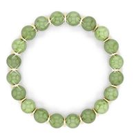 Wholesale Green Jade Bracelet mm Bead Strands for Men Women Entrepreneur Business Luck MONEY ATTRACTION Maximum Money Wealth Abundance Jewelry