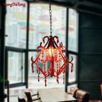 Wholesale Pendant Lamps Individual European Style Iron Led Crystal Chandelier Living Room Bedroom Dining Garden Study Interior Decoration Light