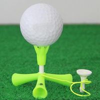 Wholesale Golf Training Aids Self Standing Practice Tee Ball Holder Anti flying Rotatable Tripod Accessories Adjustable Height Easy Outdoor