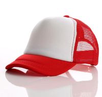 Wholesale Factory Price Kids Trucker Caps Summer Children Sun Hats Baseball hat Boys Cap Girl Mesh Hat Free Print