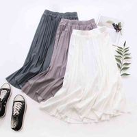Wholesale Skirts women purer lace crochet slower hem summer skirt long vintage high waist boho falda femme jupe ITF