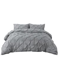 Wholesale Bedding Sets Bed Linens Black White Hand Twist Point Plain Color Duvet Cover Pillowcase Quilt Queen King Size