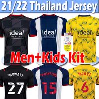 Wholesale 2021 WEST BROM soccer jerseys amiseta de futbol Robson Kanu men kids kit socks full sets jersey football shirt uniforms