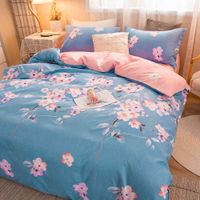 Wholesale 4 Piece Bedding Set Printed Bed Linen Sets Euro x200 Comforter Cover Pillowcase Sheet x220 x200 x200 Twin King size