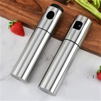 Wholesale BBQ Baking Olive Oil Spray Bottle Oil Vinegar Stainless steel Water Pump Gravy Boats Grill Kitchen Tools Salad HWD11953