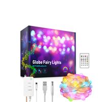 Wholesale Smart Fairy Lights FT String Light RGB Color Changing with Remote App Control Sync to Music Timer Christmas Decoration Compatible Alexa Crestech168