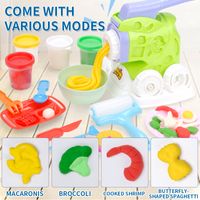 Wholesale Children play toys kitchen supplies colorful mud noodle machine hot selling children education toys gifts for children