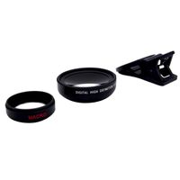 Wholesale Lens Adapters Mounts Wide Angle X X Macro Lenses Clip On Cell Phone Camera For Plus Huawei More