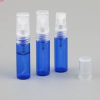 Wholesale 500 X ML Empty Portable Refillable Cobalt Blue Glass Perfume Bottle Mini Parfum Atomizer Mist sprayer Containershigh qty