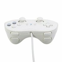 Wholesale Game Controllers Joysticks For Wii Mini Classic Controller Gamepad Pro Black White Remote Accessories Video Games Joystick