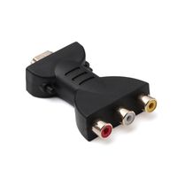 Wholesale Male To RCA Video Audio Adapter RGB Color Difference Component Connector For DVD Projector Home Theater Systems Cables Connectors