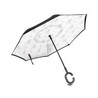 Wholesale Umbrellas Car Reverse Umbrella Heart shaped Sail With Anchor Cute And Lovely Ship Transport Sailing C shaped Handle Umbrella