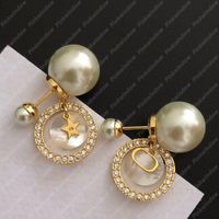 Wholesale Women Earings Fashion womens Jewelry Pearls Luxurys Designers Earrings Studs Pearl Earrings Designer Earring Silver Boucles L