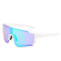 Wholesale Sunglasses Cycling Sports Men Women Fashion White Sun Glasses Mirror Coating Lens Mountain Biking Goggles Lentes De Sol