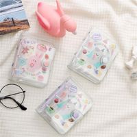 Wholesale Notepads Mini Hole Loose leaf Pocket Notebook PVC Cover Hand Book Cute Cartoon Portable Coil Notepad Writing Booklet School Supplies