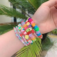 Wholesale Beaded Strands Summer Fruits Bracelets For Women Strawberry Vintage Cute Lovely Star Charm Jewelry Party Gifts Accessories