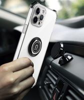 Wholesale Phone Cases Magnetic Car Holder Hyun Shadow High Translucent Ring All Inclusive for iPhone plus Samsung Huawei Xiaomi case smart phones cover