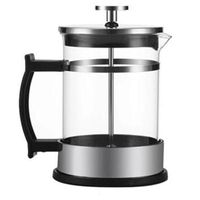 Wholesale Coffee Pots Ml Manual Espresso Maker Pot Stainless Steel Glass Teapot French Tea Percolator Filter Press Plunger