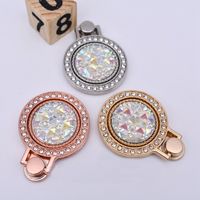 Wholesale Fashion Luxury Universal Glitter Holder Jewelled Diamond Metal Holders Crystal Cellphone Stand Mount For Iphone Samsung Adnroid