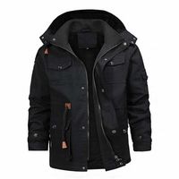 Wholesale Men Jacket Coats Fashion Trench Coat Winter Casual Thick Overcoat Black Gentleman Jacket Male Long Jacket Drop