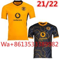 Wholesale Men s T Shirts KAIZER CHIEFS Soccer Home Away Yellow Black Billiat Nurkovic Kambole Hlanti Baccus Blom Africa