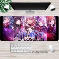 Wholesale Mouse Pads Wrist Rests Anime Pad Computer With Large Size X300MM BanG Dream Cartoon PC Mat Keyboard Gaming Cute
