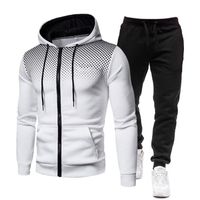 Wholesale Men s Hoodies Sweatshirts Brand Men Tracksuit Casual Piece Sets Spring Autumn Jogger Zipper Pants Sportswear Sport Suit Portswear
