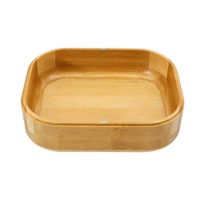 Wholesale Natural Smoking Bamboo Cache Storage Box Suit regular Size Herb Metal Rolling Tray With Magnets Smoke Roll Paper Accessories