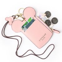 Wholesale Wallet Holders PU Coin Dream Bags Purse Kids Letter Strap Card Lanyard Happy Neck Eggtd