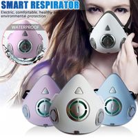 Wholesale Other Event Party Supplies Smart Electric Face Mask Anti fog And Air Purification Respirator Automatic Fresh Supply Halloween Cospl