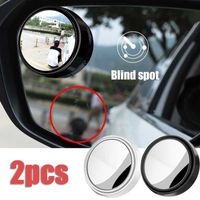 Wholesale 2 Car Rearview Mirror Round Blind Spot Mirror Degree Rotating Wide angle Small Frame Auxiliary
