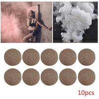 Wholesale Party Decoration White Smoke Fog Cake Effect Show Round Bomb Pography Aid DIY Toy Gifts Birthday Halloween Supplies