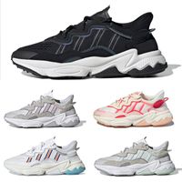 Wholesale 2021 ozweego White True Pink Mens women Casual Shoes Signal Coral Grey Two Outdoor Sports Athletic Sneakers Chaussures Zapatos schuhe trainers scarpe
