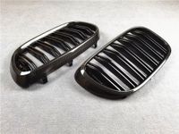 black bmw grill 2022 - Pair 2 Styles M Color Car Black Front Mesh Grill Grille For BMW 7 Series G11 G12 2016-2019 ABS Material