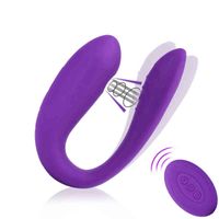Wholesale NXY Vibrators Vibration and sucking dildos top models female sex toys G spot stimulator clitoris remote control U shaped adult