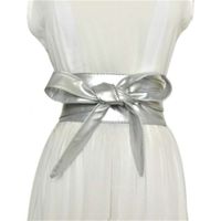 Wholesale New wide waistband ladi fashion decorative ribbon bow tie women fashion white belt fajas reductoras de barriga